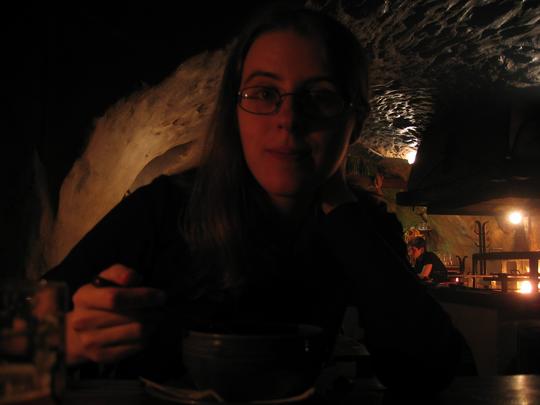 Clare<a href=http://cbird.livejournal.com/>*</a> with Garlic Soup, Krcma Satlava